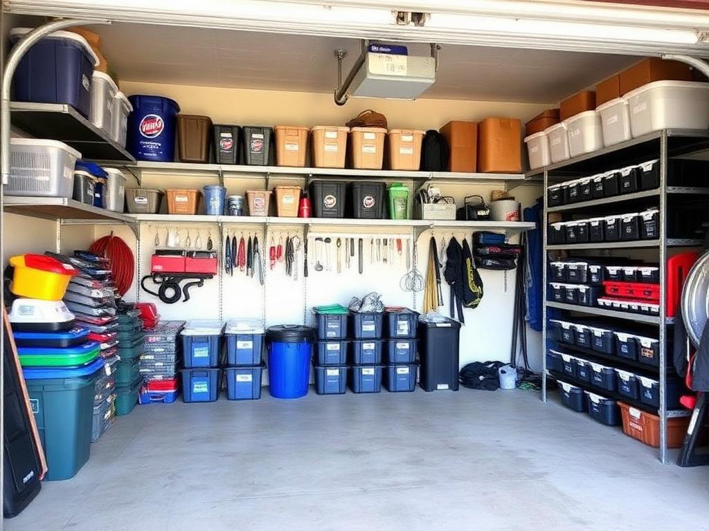 Garage after organization
