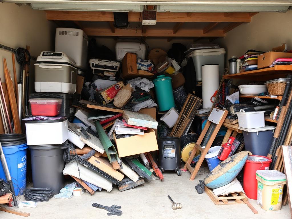 Garage before organization